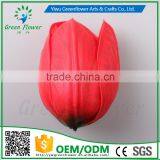 2016 Wholesale MulticolorLuxury Latex PU Artificial Flowers Paris Tulip Head Real Touch Bouquet Wedding Bridal Decor thumbnail-3