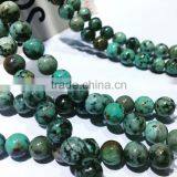 Polished Natural Precious African Turquoise 4-12mm Gemstone Loose Beads thumbnail-2