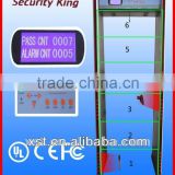 6zone walk through metal detector gate(XST-LCD)