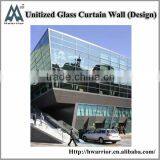 Unitized curtain wall designed by Guangzhou Hwarrior