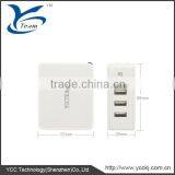 25W 4-Port USB Wall Home Travel Charger Power Adapter, Multi-Port USB Charger SmartID & With Foldable Plug for IPhone 6s / 6 thumbnail-4