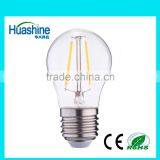 2016 High Lumen G45 E27 Filament G45-2 2W Led Dimmbar E27 Lighting Led Led Filament Bulb thumbnail-1