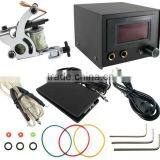 PS108001 Complete Tattoo Kit Coils Machine Guns Power Supply