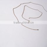 24inch 60cm, 2.4mm Bead Ball Chains, stainless steel,with connector,used as dog tag sets or necklace