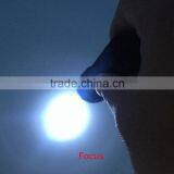 1W Powerful Led With AAA Batteries Zoom Flashlight thumbnail-3