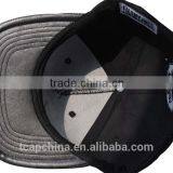 Fashion Hot Sell 100% Cotton 5panel Leather Brim Hip-hop Strapback Cap thumbnail-5