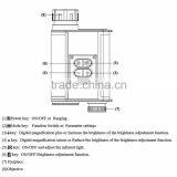 500m Hunting Night Vision Laser Ranging Multifunction Infrared Tester Night Vision Monocular Handheld Rangefinder thumbnail-2