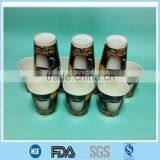 Double Wall Coffee Paper Cup, Recycled Disposable Glass Paper Cup thumbnail-6