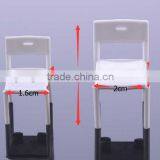 Plastic Unpaint White Scale Model Chair in Factory Price thumbnail-1