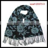 Pashmina Jacquard Polyester Fashion Scarf/shawl thumbnail-1