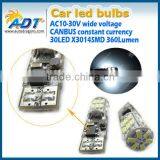 Super Canbus Error Free 30-SMD White LED Car Light 3014 Chip Bulbs T10 LED Bulbs Indicator Light