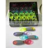 Colorful Icecream Spoon with Soft Rubber Handle