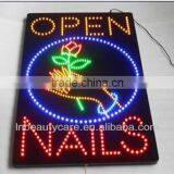 Different Language LED Sign for the Beauty Salon Nail Shops OEM is Welcome thumbnail-2
