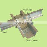 Galvanized Ceiling System Furring channel with Good Quality