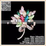 Women Flower Black Pearl Crystal Paddy Brooch Star Brooch Jewelry thumbnail-4