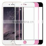 2016 New Fashion High Quality Mobile Accessories 0.33mm Colorful Silk Printing Tempered Glass Scren Protector