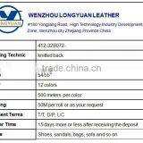 Synthetic Leather Made in Wenzhou for Shoes in Grid Design, Elastic thumbnail-5