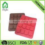 Cool Silicone 16 Cups Fish Shaped Chocolate Mould Ice Cube Tray thumbnail-2