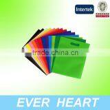 Customized Logo 100pcs/lot Eco Friendly Reusable Non Woven Shopping Bags Retail Store Packing Bag Flat Bags Promotional Bag