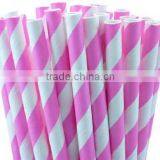 New Product Table Decoration 20cm Red Paper Straw