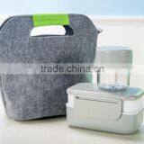 Lunch Box Set, Including Plastic Lunch Box, Plastic go Cup and Insulated Cooler Bag thumbnail-2