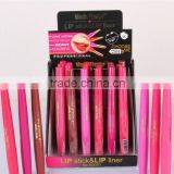 Music Flower Dual Purpose Lipstick&Lip Liner 12 Colors Waterproof Long Lasting Bright Colorful Lipstick Stick Set thumbnail-2