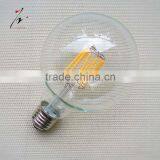 Dimmable Led Filament Bulb G80 Big light bulb 4W 6W 8W E27 clear glass indoor lighting 220V