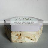 Wooden Hexagon Box of Gift thumbnail-1