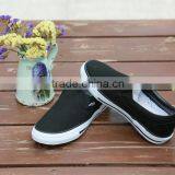 Black Canvas Flat Shoes 2016 Simple Design thumbnail-1