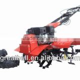 Double drive worm gear worm garden manual cultivator tiller