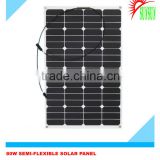 High efficiency Semi Flexible Sunpower Solar Panels 80W