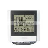 Hygrometer Weather Forecast Clock, 433MHz Wireless Weather Station Kit With Indoor Outdoor 2 Remote Sensors, Led Weather Clock thumbnail-2