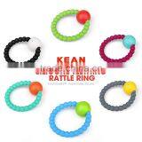 Wholesale Organic Baby Toys Sensory Baby Soothers Silver Baby Rattle thumbnail-4