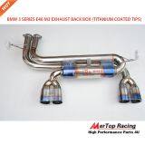 MerTop Race B** 3 SERIES E46 M3 EXHAUST BACK BOX CATBACK (TITANIUM COATED TIPS) thumbnail-1