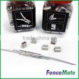 Electric Fence Gritted Aluminum Crimp Sleeve thumbnail-3