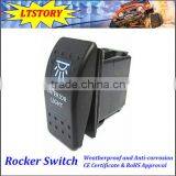 DC 12-24V Waterproof Carling Rocker Switch For Snowmobile thumbnail-6