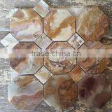 Customizable LIGHT GREEN ONYX MOSAIC TILES COLLECTIONS thumbnail-6
