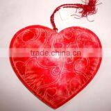 Lower Price Wholesale Christmas Decoration Metal Hanging Heart thumbnail-1