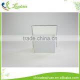 Wholesale Reusable Large White Square Galvanized Metal Flower Pots and Vases thumbnail-5