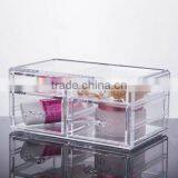 High Quality PS Transparent Large Size Cosmetic Box /Dressing Case With Various Usage thumbnail-2