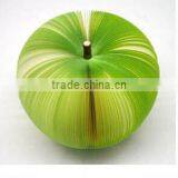 A098 Wholesale 3D Promotional Shape Green Apple Fruit Memo Pad thumbnail-2