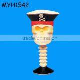 Ceramic Pirate Skull Goblet thumbnail-1