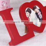Wedding Decoration Home Table Customized Factory Manufacture Red MDF Cheap Photo Frame thumbnail-2
