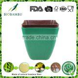 Welcome Environmental Diswasher safe bamboo fiber plant flower pot