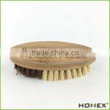 Bamboo vegetable scrub brush Homex BSCI/Factory