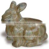 Vietnam Clay Animal Planter thumbnail-1