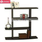 New Design Modern 4 Tier Wave Bookshelf MDF Wood Hall Console Table thumbnail-2