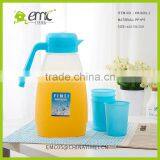 Cold Kettle Sets With Lid Plastic Juice and Tea Vottle With 4 Cups thumbnail-4