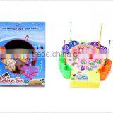 Wholesale Kids Battery Operated Musical Plastic Fishing Game Wtih 15 Small Fish thumbnail-1