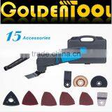 15pcs 220w Portable Multifunctional Vibrating Oscillating Electric Power Tool Multi Herramientas